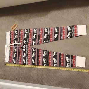 NEW Lazy One Moose lounge pants. Sz M.  NEW WITH Tags attached